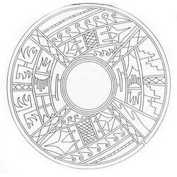 Dessin à colorier: Mandalas Abstraits (Mandalas) #173969 - Coloriages à Imprimer Gratuits