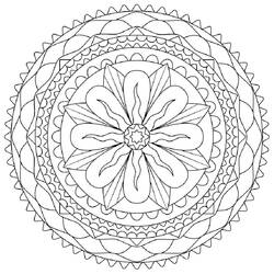 Dessin à colorier: Mandalas Abstraits (Mandalas) #193037 - Coloriages à Imprimer Gratuits