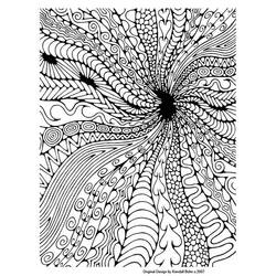 Dessin à colorier: Mandalas Abstraits (Mandalas) #193046 - Coloriages à Imprimer Gratuits