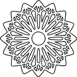 Dessin à colorier: Mandalas Abstraits (Mandalas) #193062 - Coloriages à Imprimer Gratuits