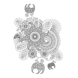 Dessin à colorier: Mandalas Abstraits (Mandalas) #193063 - Coloriages à Imprimer Gratuits