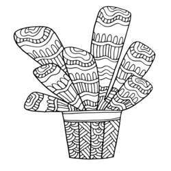 Dessin à colorier: Mandalas Abstraits (Mandalas) #193066 - Coloriages à Imprimer Gratuits