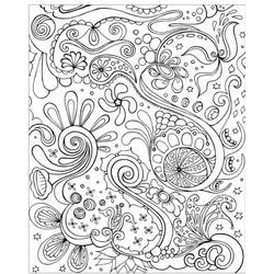 Dessin à colorier: Mandalas Abstraits (Mandalas) #193081 - Coloriages à Imprimer Gratuits