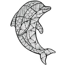 Dessin à colorier: Mandalas Animaux (Mandalas) #174746 - Coloriages à Imprimer Gratuits