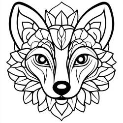 Dessin à colorier: Mandalas Animaux (Mandalas) #218438 - Coloriages à Imprimer Gratuits