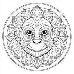Dessin à colorier: Mandalas Animaux (Mandalas) #218440 - Coloriages à Imprimer Gratuits