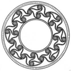 Dessin à colorier: Mandalas Celtiques (Mandalas) #173941 - Coloriages à Imprimer Gratuits