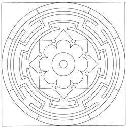 Dessin à colorier: Mandalas Celtiques (Mandalas) #173945 - Coloriages à Imprimer Gratuits