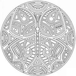 Dessin à colorier: Mandalas Celtiques (Mandalas) #173954 - Coloriages à Imprimer Gratuits
