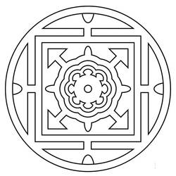 Dessin à colorier: Mandalas Celtiques (Mandalas) #173963 - Coloriages à Imprimer Gratuits