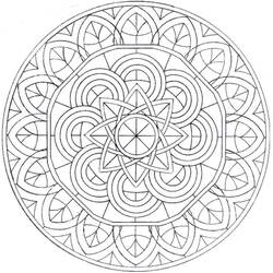 Dessin à colorier: Mandalas Celtiques (Mandalas) #173968 - Coloriages à Imprimer Gratuits