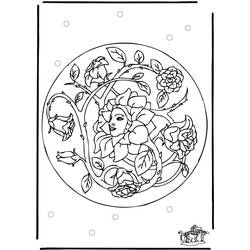 Dessin à colorier: Mandalas de Printemps (Mandalas) #175314 - Coloriages à Imprimer Gratuits