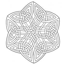 Dessin à colorier: Mandalas de Printemps (Mandalas) #175316 - Coloriages à Imprimer Gratuits
