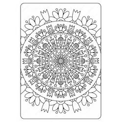 Dessin à colorier: Mandalas de Printemps (Mandalas) #175321 - Coloriages à Imprimer Gratuits