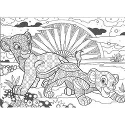 Dessin à colorier: Mandalas Disney (Mandalas) #175272 - Coloriages à Imprimer Gratuits