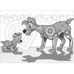 Dessin à colorier: Mandalas Disney (Mandalas) #175275 - Coloriages à Imprimer Gratuits