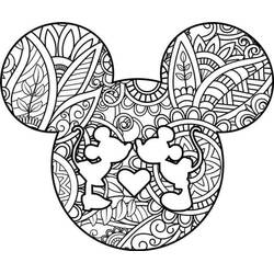 Dessins à colorier: Mandalas Disney - Coloriages à Imprimer Gratuits