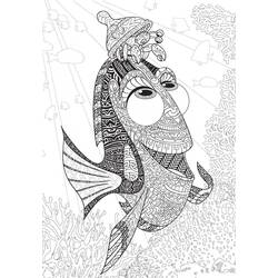 Dessin à colorier: Mandalas Disney (Mandalas) #175285 - Coloriages à Imprimer Gratuits