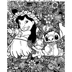 Dessin à colorier: Mandalas Disney (Mandalas) #175287 - Coloriages à Imprimer Gratuits