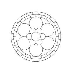 Dessin à colorier: Mandalas Faciles (Mandalas) #175428 - Coloriages à Imprimer Gratuits