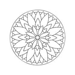 Dessins à colorier: Mandalas Faciles - Coloriages à Imprimer Gratuits