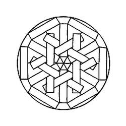 Dessin à colorier: Mandalas Faciles (Mandalas) #175436 - Coloriages à Imprimer Gratuits