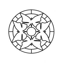 Dessin à colorier: Mandalas Faciles (Mandalas) #175441 - Coloriages à Imprimer Gratuits