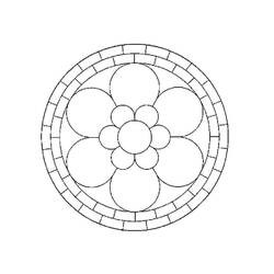 Dessin à colorier: Mandalas Faciles (Mandalas) #209887 - Coloriages à Imprimer Gratuits