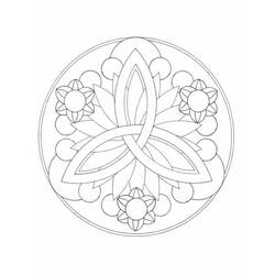 Dessin à colorier: Mandalas Faciles (Mandalas) #209890 - Coloriages à Imprimer Gratuits