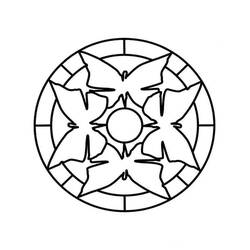 Dessin à colorier: Mandalas Faciles (Mandalas) #209897 - Coloriages à Imprimer Gratuits