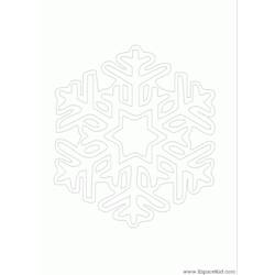 Dessin à colorier: Mandalas Flocon (Mandalas) #117618 - Coloriages à imprimer