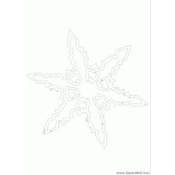 Dessin à colorier: Mandalas Flocon (Mandalas) #117704 - Coloriages à imprimer