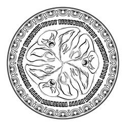 Dessin à colorier: Mandalas Halloween (Mandalas) #202535 - Coloriages à Imprimer Gratuits