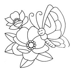 Dessin à colorier: Mandalas Papillon (Mandalas) #117421 - Coloriages à imprimer