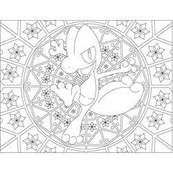 Dessin à colorier: Mandalas Pokémon (Mandalas) #174027 - Coloriages à Imprimer Gratuits