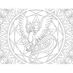 Dessin à colorier: Mandalas Pokémon (Mandalas) #174028 - Coloriages à Imprimer Gratuits