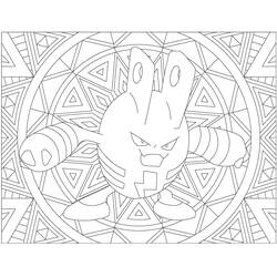 Dessin à colorier: Mandalas Pokémon (Mandalas) #174034 - Coloriages à Imprimer Gratuits