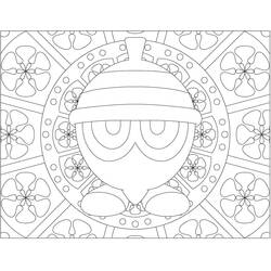 Dessin à colorier: Mandalas Pokémon (Mandalas) #174039 - Coloriages à Imprimer Gratuits