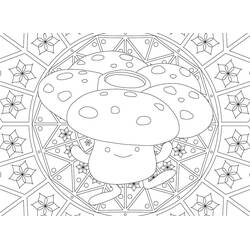 Dessin à colorier: Mandalas Pokémon (Mandalas) #174049 - Coloriages à Imprimer Gratuits