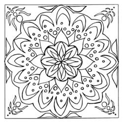 Dessin à colorier: Mandalas pour Enfants (Mandalas) #124122 - Coloriages à Imprimer Gratuits
