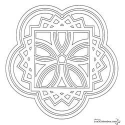 Dessin à colorier: Mandalas pour Enfants (Mandalas) #124131 - Coloriages à Imprimer Gratuits