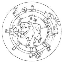 Dessin à colorier: Mandalas pour Enfants (Mandalas) #124205 - Coloriages à Imprimer Gratuits