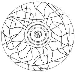 Dessin à colorier: Mandalas pour Enfants (Mandalas) #124289 - Coloriages à Imprimer Gratuits