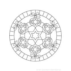 Dessin à colorier: Mandalas pour Enfants (Mandalas) #124301 - Coloriages à Imprimer Gratuits