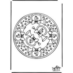 Dessin à colorier: Mandalas pour Enfants (Mandalas) #124380 - Coloriages à Imprimer Gratuits