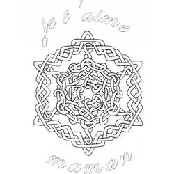 Dessin à colorier: Mandalas pour Enfants (Mandalas) #124444 - Coloriages à Imprimer Gratuits