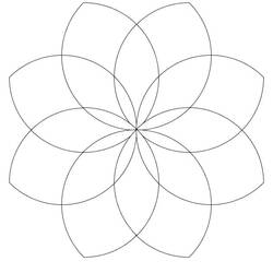 Dessin à colorier: Rosace (Mandalas) #193026 - Coloriages à Imprimer Gratuits