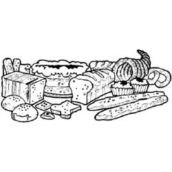 Dessin à colorier: Boulanger (Métiers et Professions) #89891 - Coloriages à imprimer