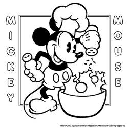 Dessin à colorier: Cuisinier / Cuisinière (Métiers et Professions) #91794 - Coloriages à Imprimer