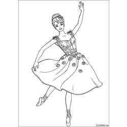 Dessin à colorier: Danseur / Danseuse (Métiers et Professions) #92133 - Coloriages à Imprimer Gratuits